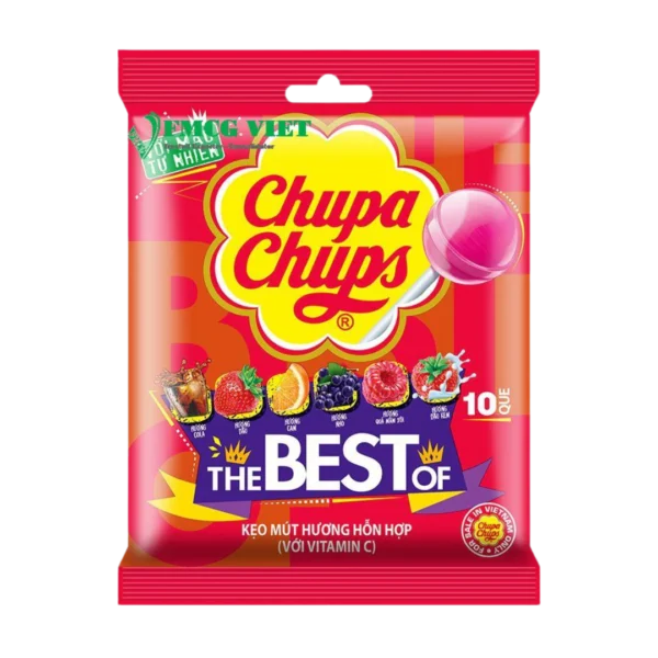 Chup Chups Fruity Flavor 10ct 100 pieces Vietnam