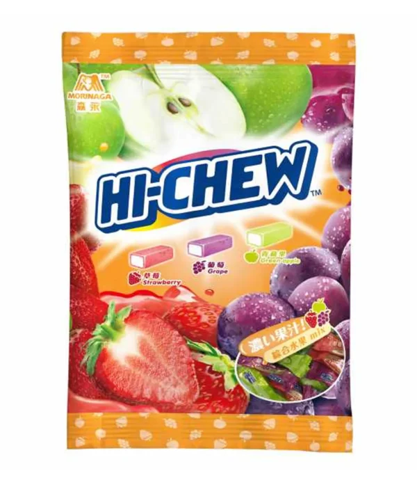 Morinaga Hi-Chew Strawberry-Grape- Green apple 10ct Taiwan