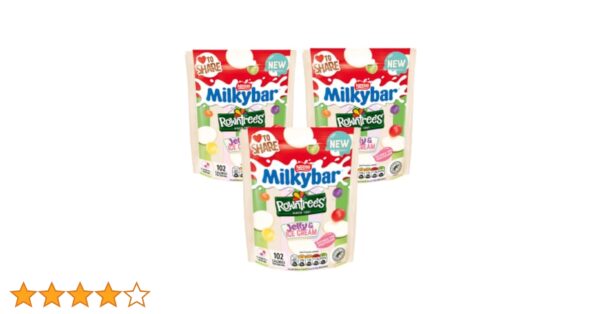 Nestle Milkybar Rowtree’s Jelly & Ice Cream 9pk (95g) Uk