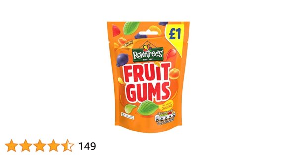 Nestle Roundtree’s Fruit Gums 10pk (150g)